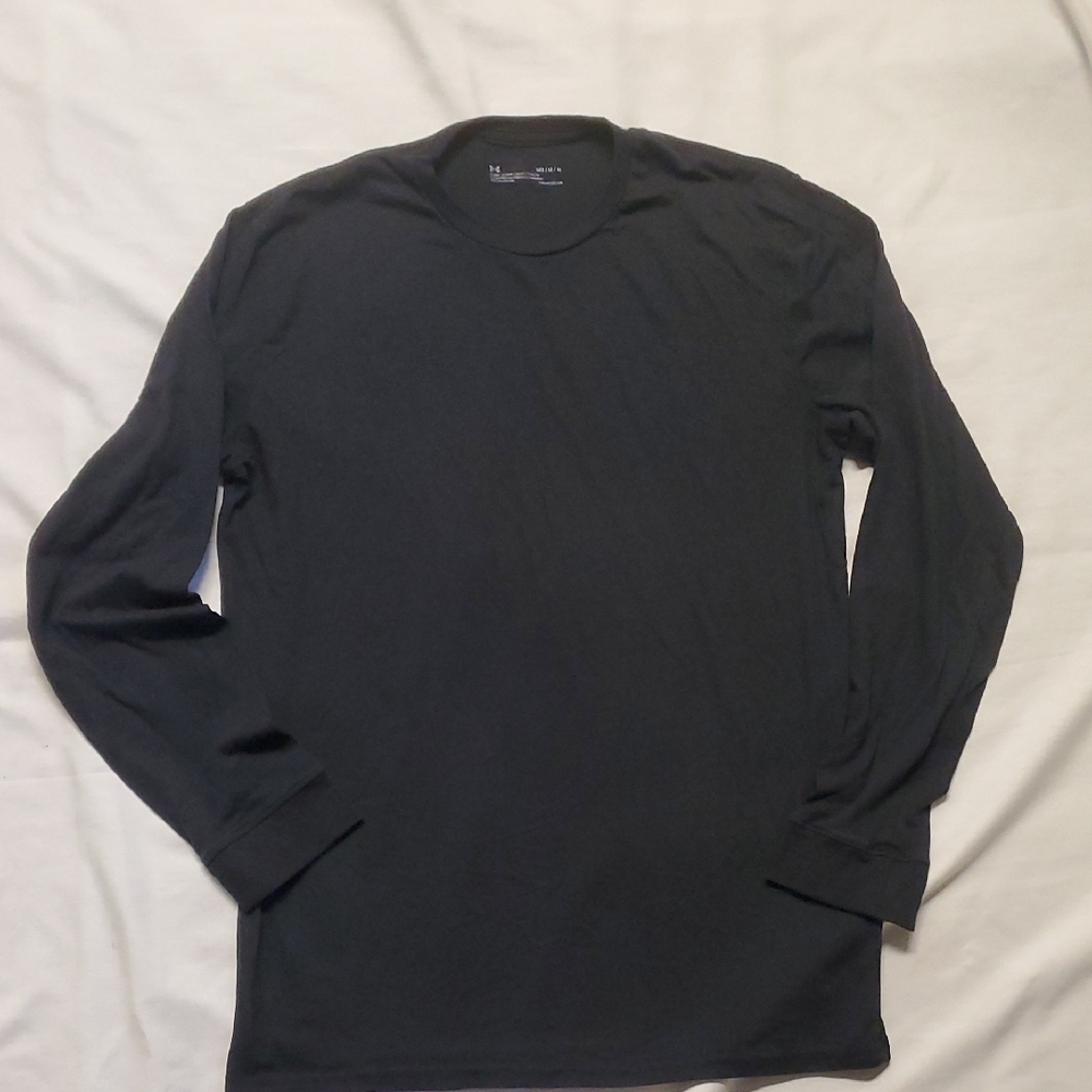 New Under Armour Black Long Sleeve Tee